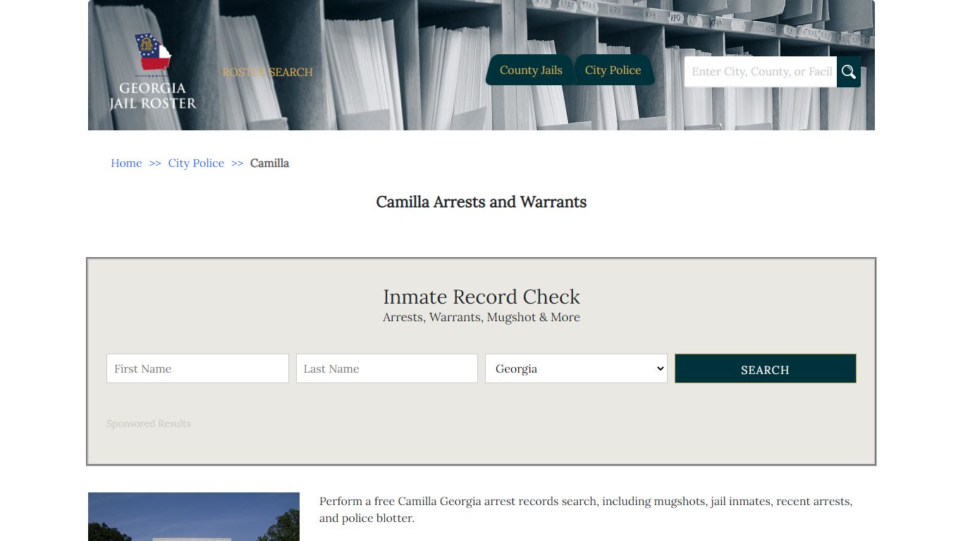 Camilla Arrests and Warrants | Georgia Jail Inmate Search