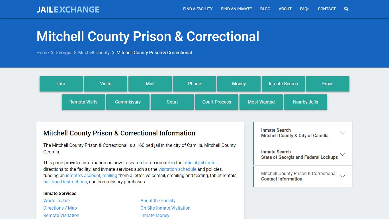 Mitchell County Prison & Correctional - Jail Exchange